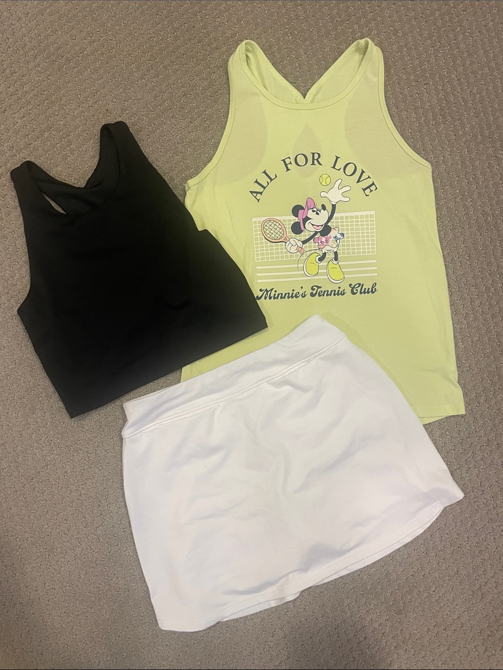 Kids 3-Piece Tennis Set - Black, Lime, White